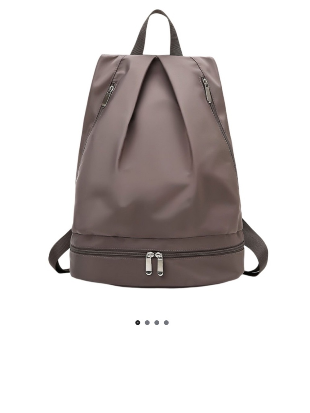 Woman’s  Minimalist Brown Backpack